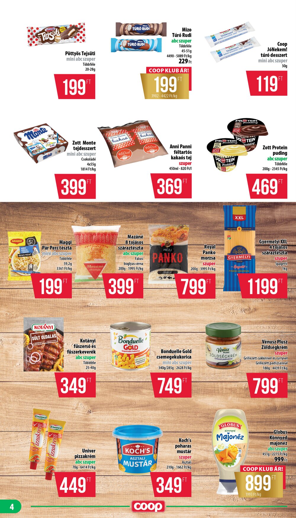 Coop akciós újság 2026.04.16-tól - 4. oldal.