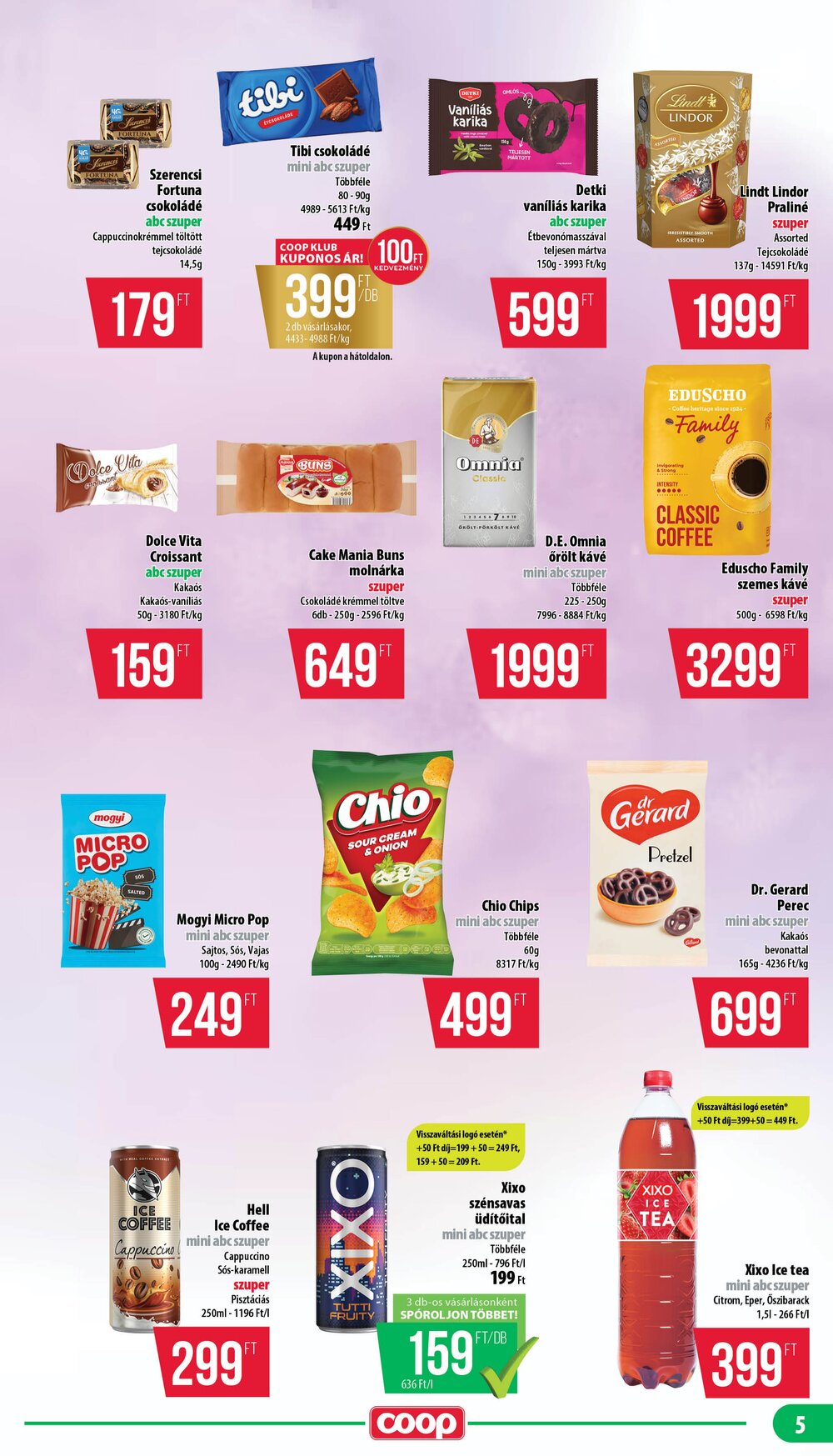 Coop akciós újság 2026.04.16-tól - 5. oldal.