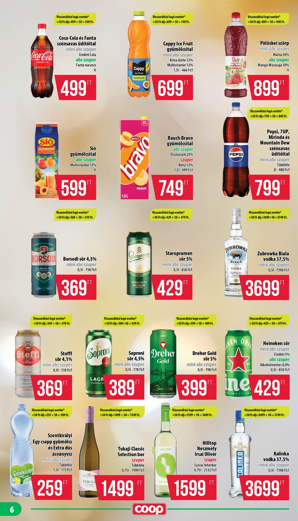 Coop akciós újság 2026.04.16-tól - 6. oldal.