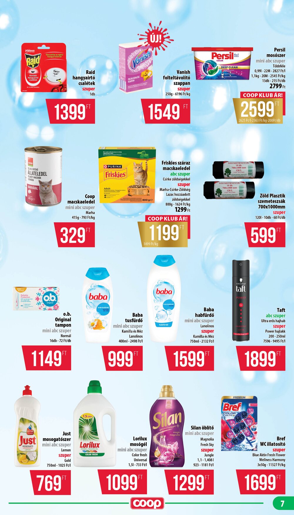 Coop akciós újság 2026.04.16-tól - 7. oldal.