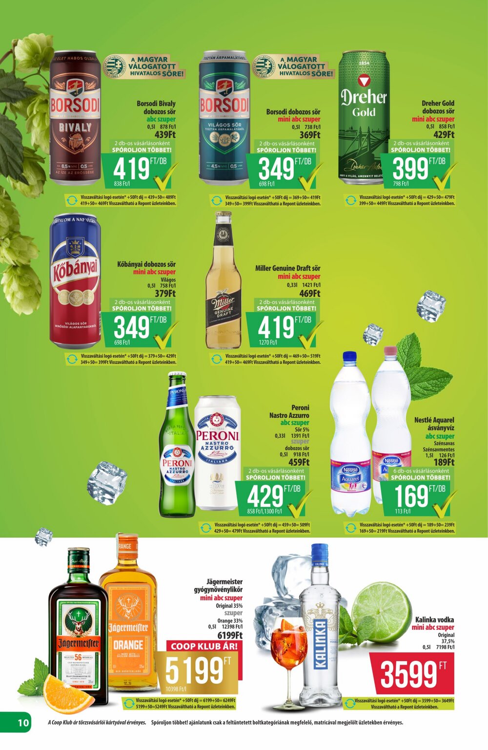 Coop akciós újság 2026.04.16-tól - 10. oldal.