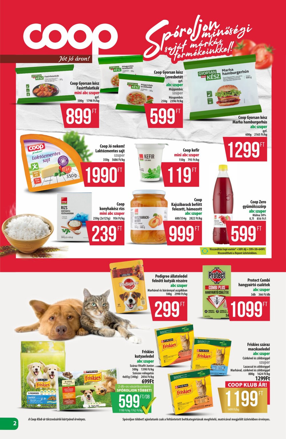 Coop akciós újság 2026.04.16-tól - 2. oldal.