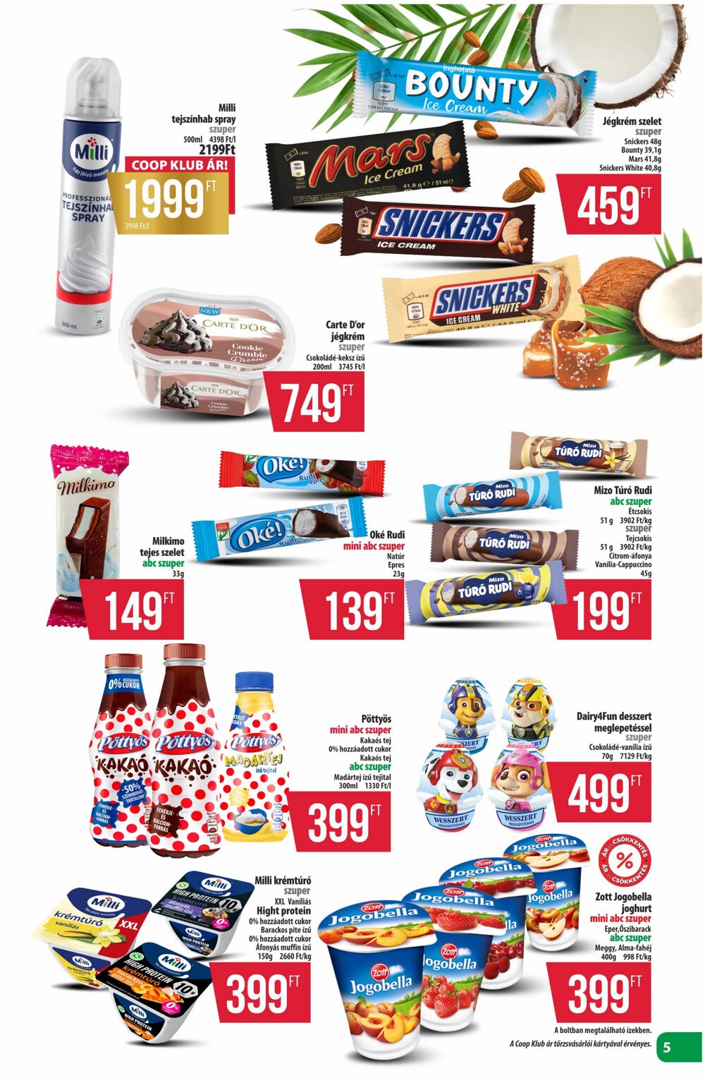 Coop akciós újság 2026.04.16-tól - 5. oldal.