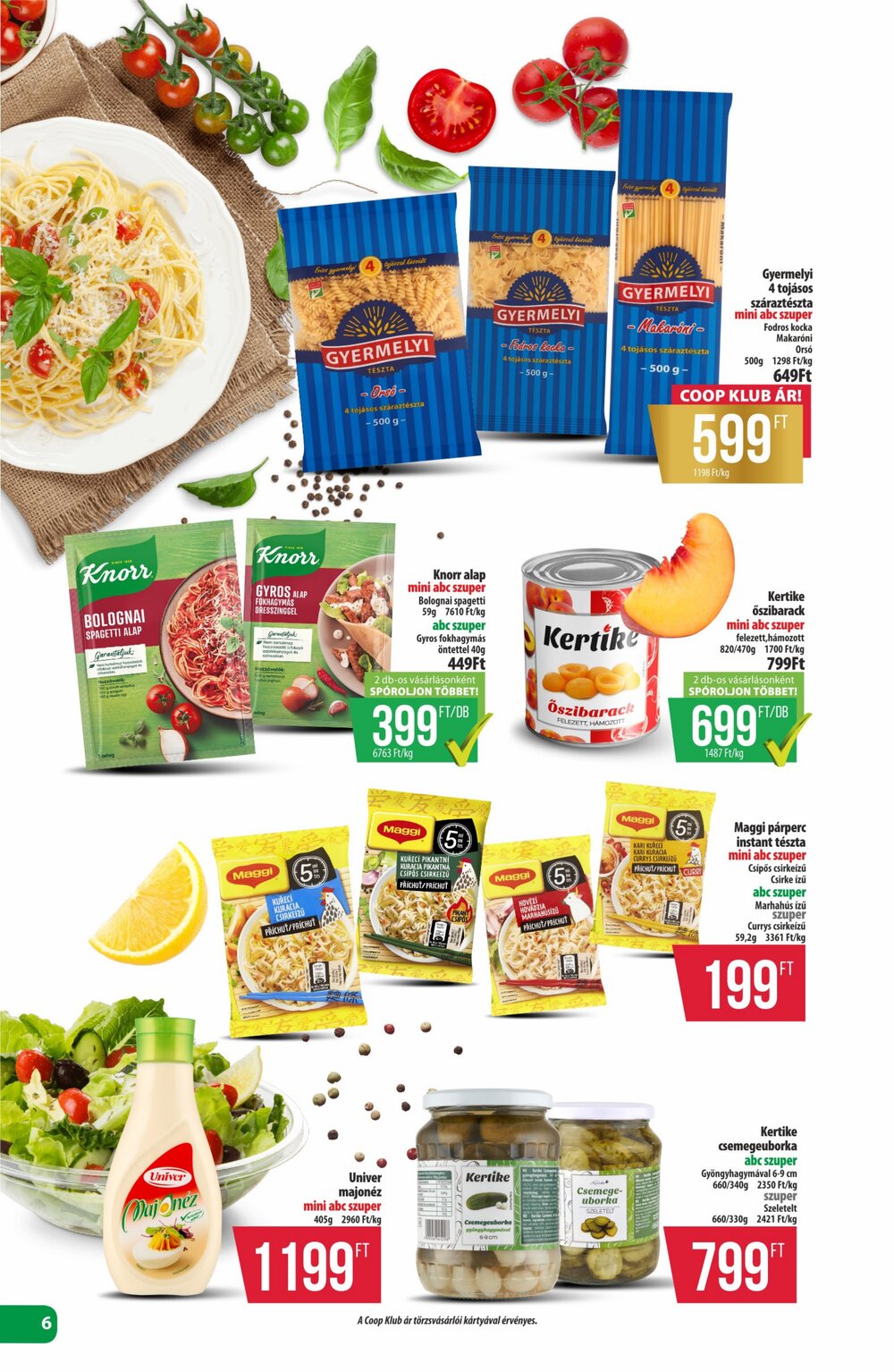 Coop akciós újság 2026.04.16-tól - 6. oldal.