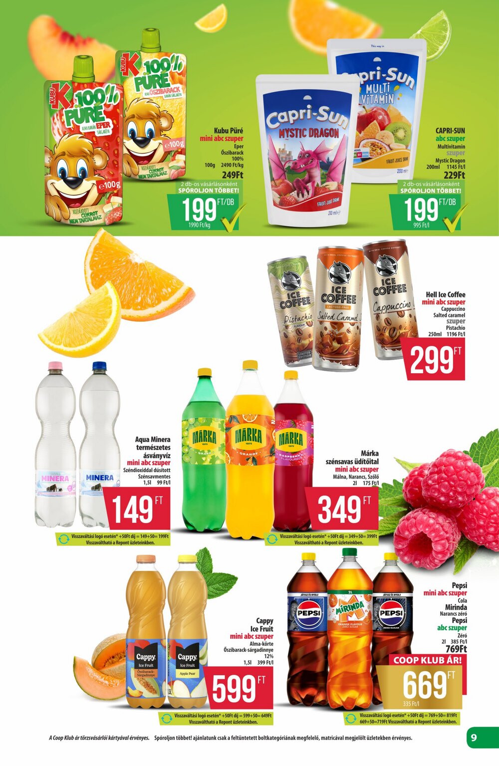 Coop akciós újság 2026.04.16-tól - 9. oldal.