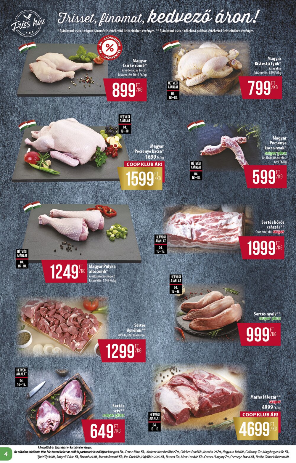 Coop akciós újság 2026.04.16-tól - 4. oldal.