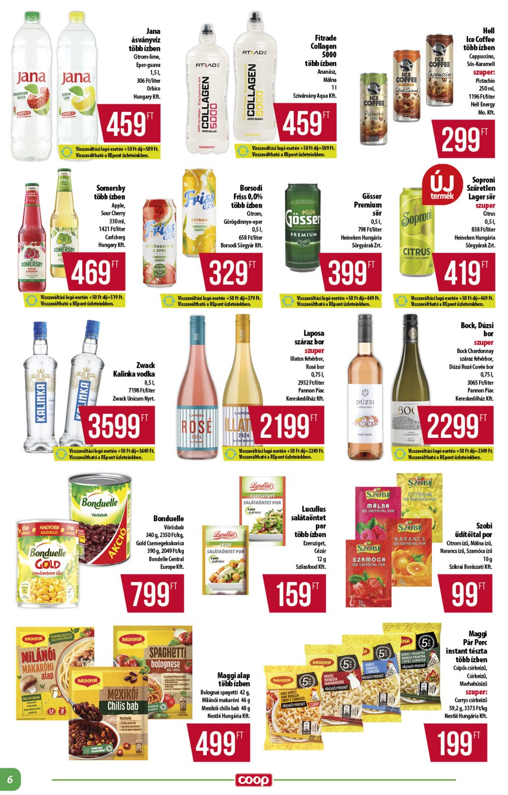 Coop akciós újság 2026.04.16-tól - 6. oldal.