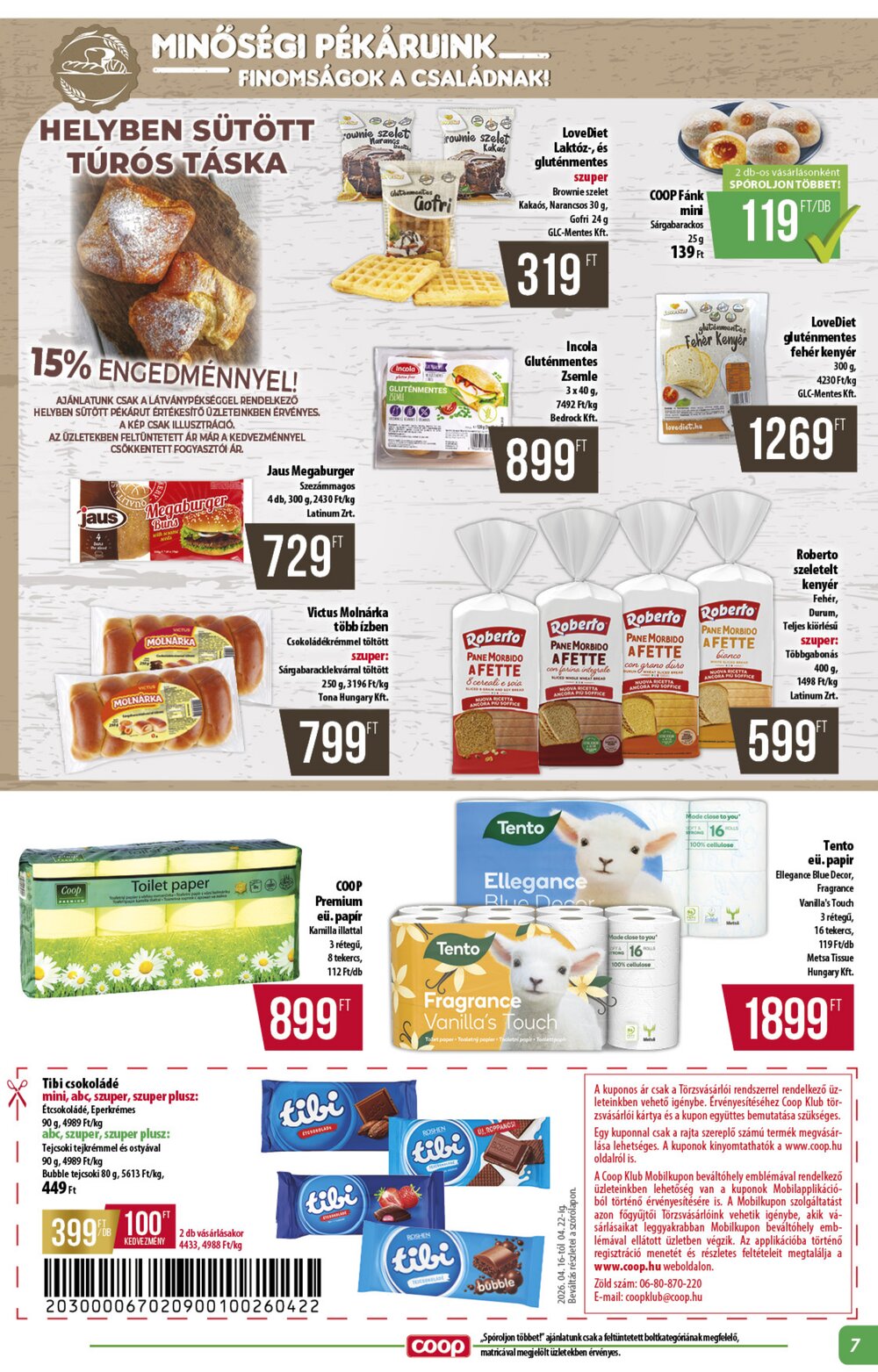 Coop akciós újság 2026.04.16-tól - 7. oldal.