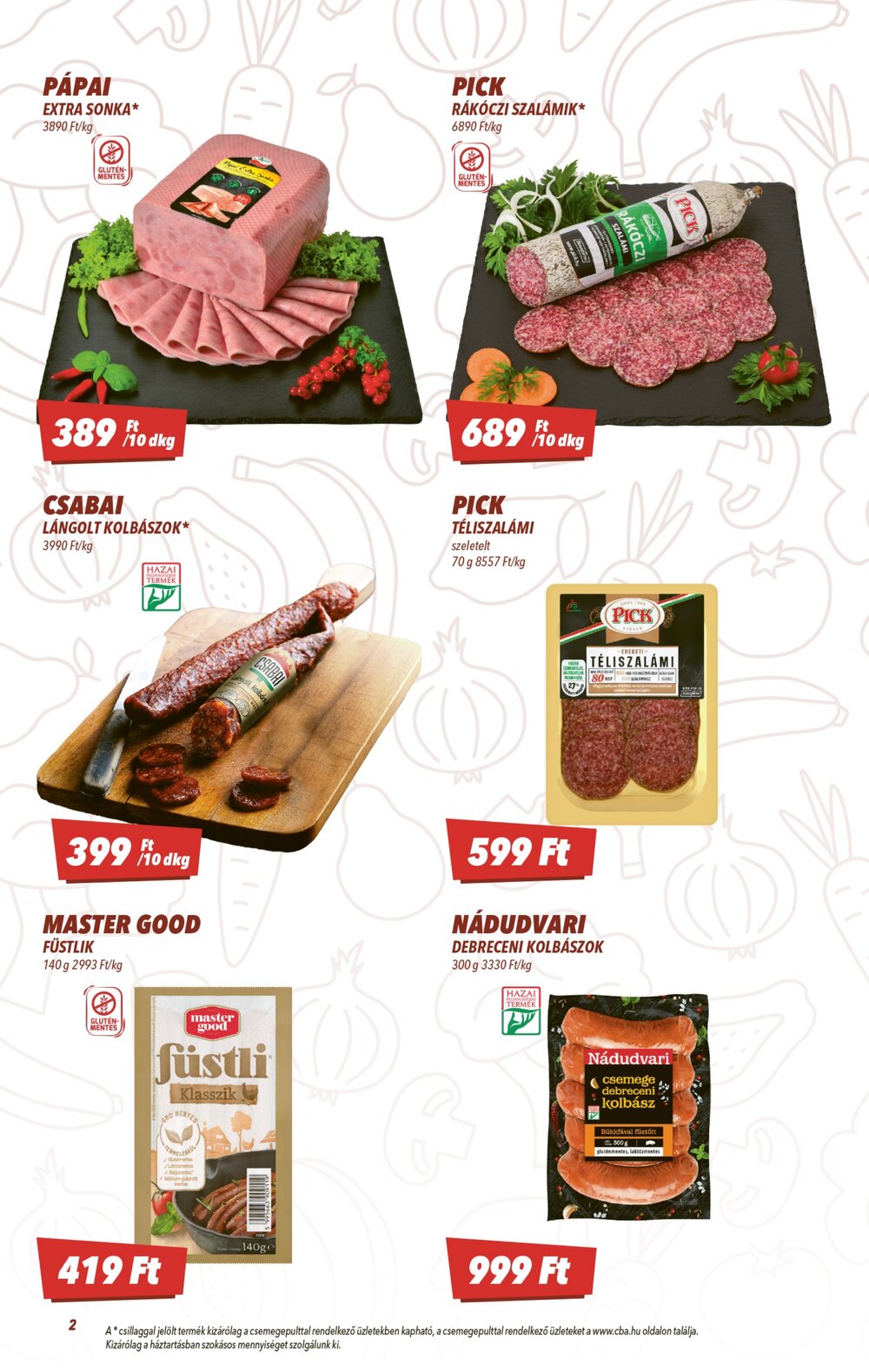 CBA akciós újság 2026.04.16-tól - 2. oldal.