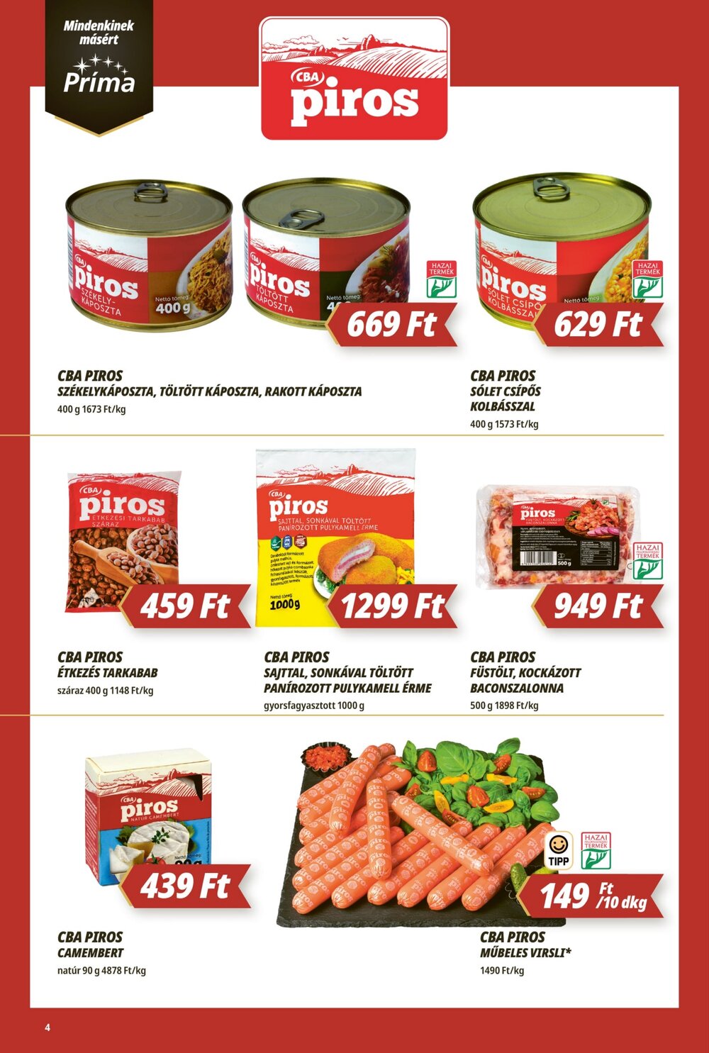 CBA akciós újság 2026.04.16-tól - 4. oldal.