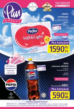 PlusMarket akciós újság 2026.04.16-tól