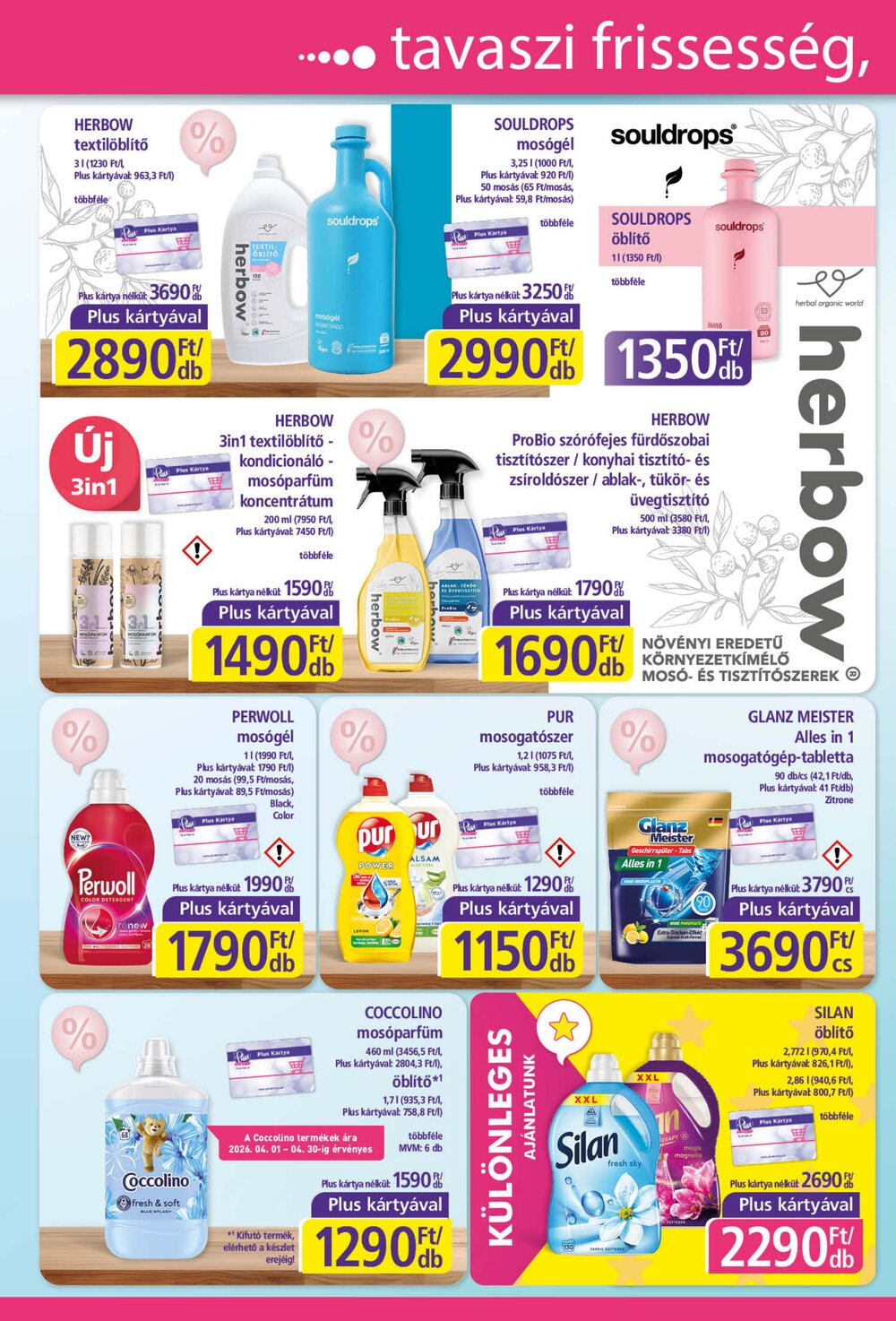 PlusMarket akciós újság 2026.04.16-tól - 2. oldal.