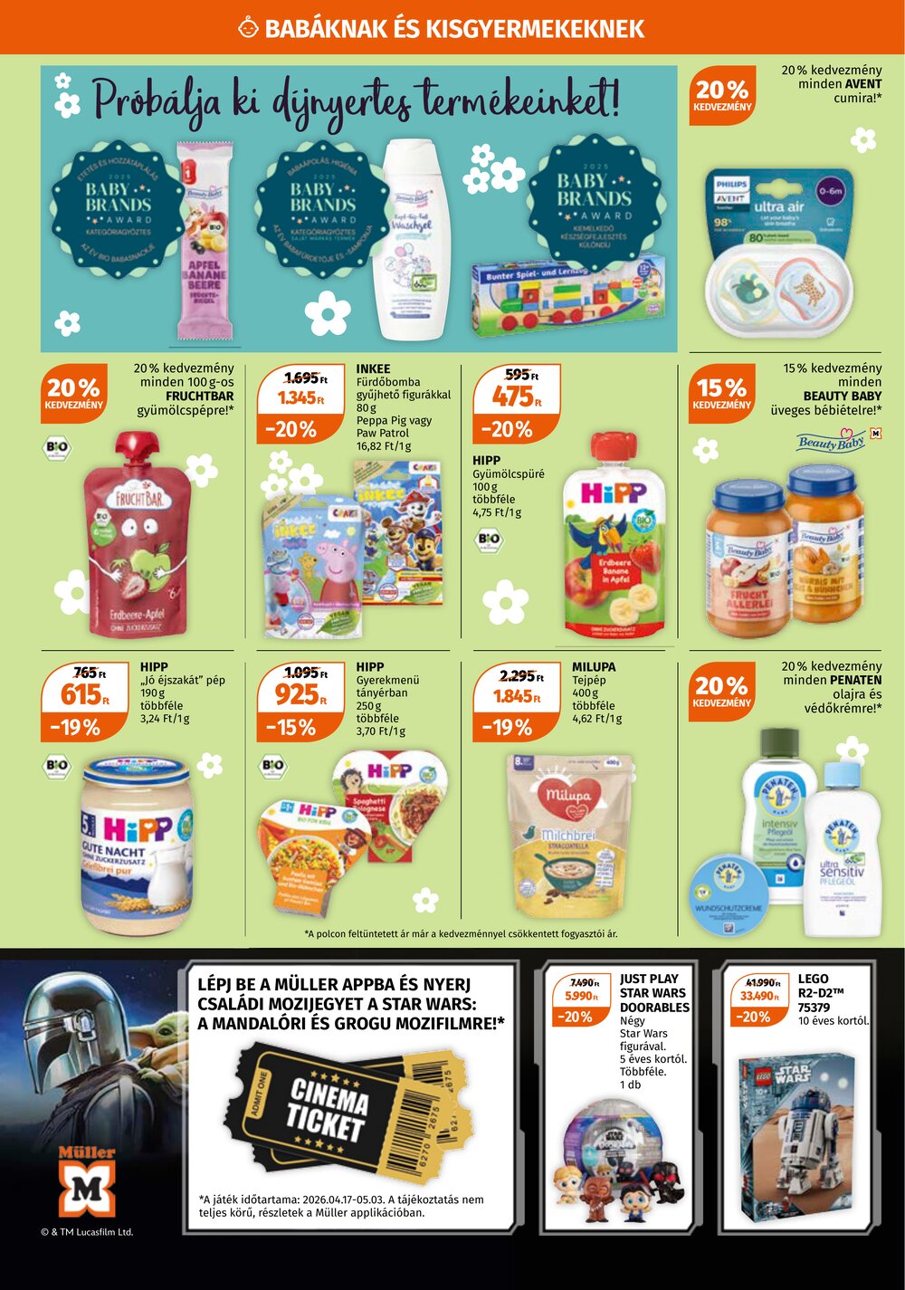 Müller drogéria akciós újság 2026.04.20-tól - 10. oldal.
