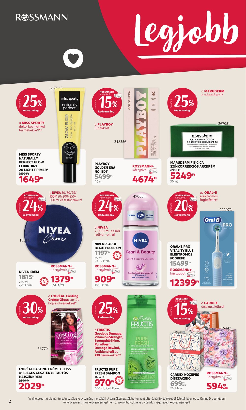 Rossmann akciós újság 2026.04.20-tól - 2. oldal.