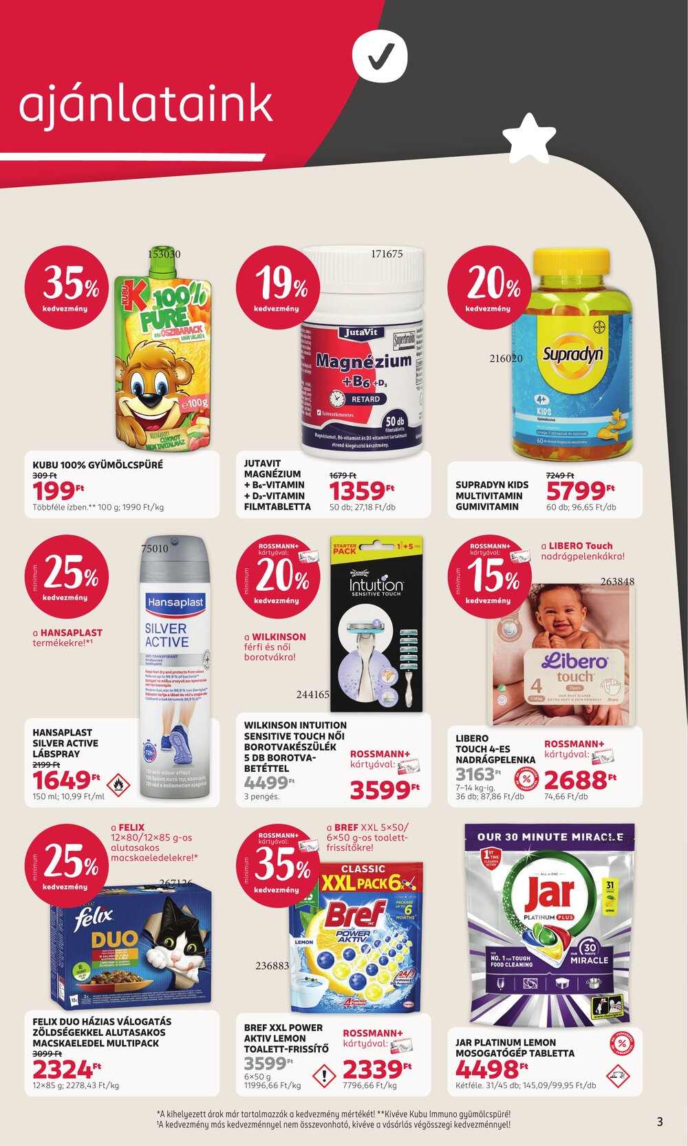 Rossmann akciós újság 2026.04.20-tól - 3. oldal.