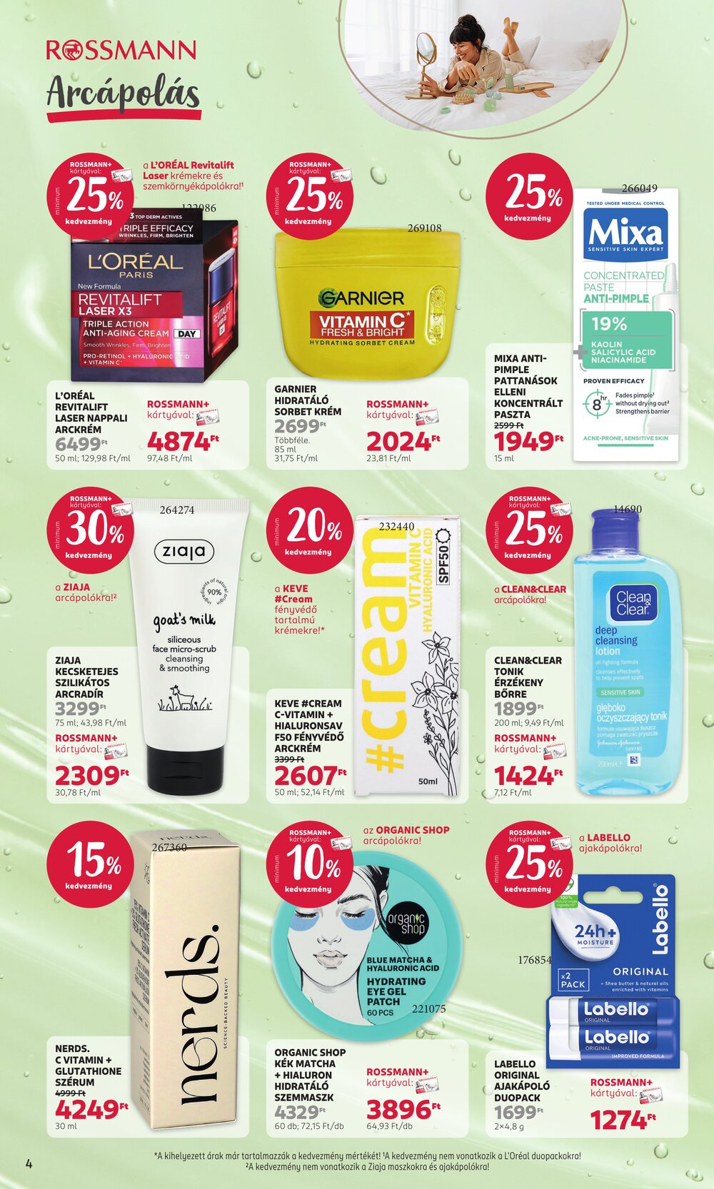 Rossmann akciós újság 2026.04.20-tól - 4. oldal.