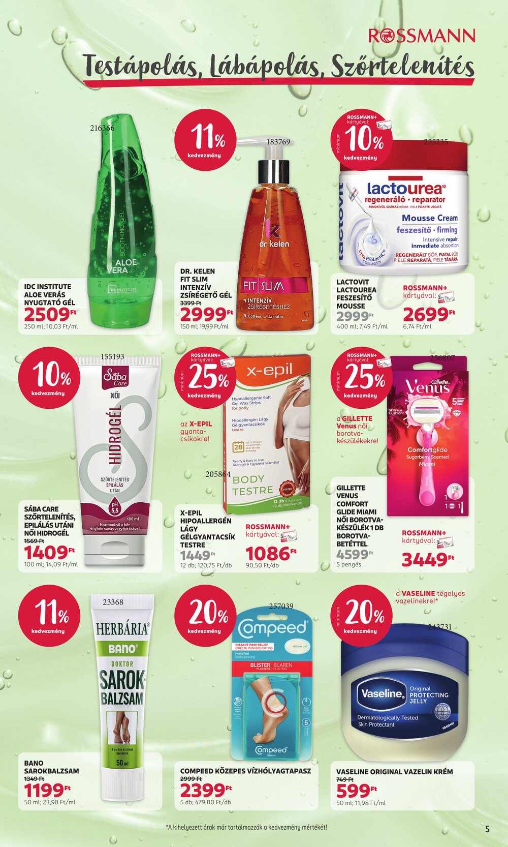 Rossmann akciós újság 2026.04.20-tól - 5. oldal.