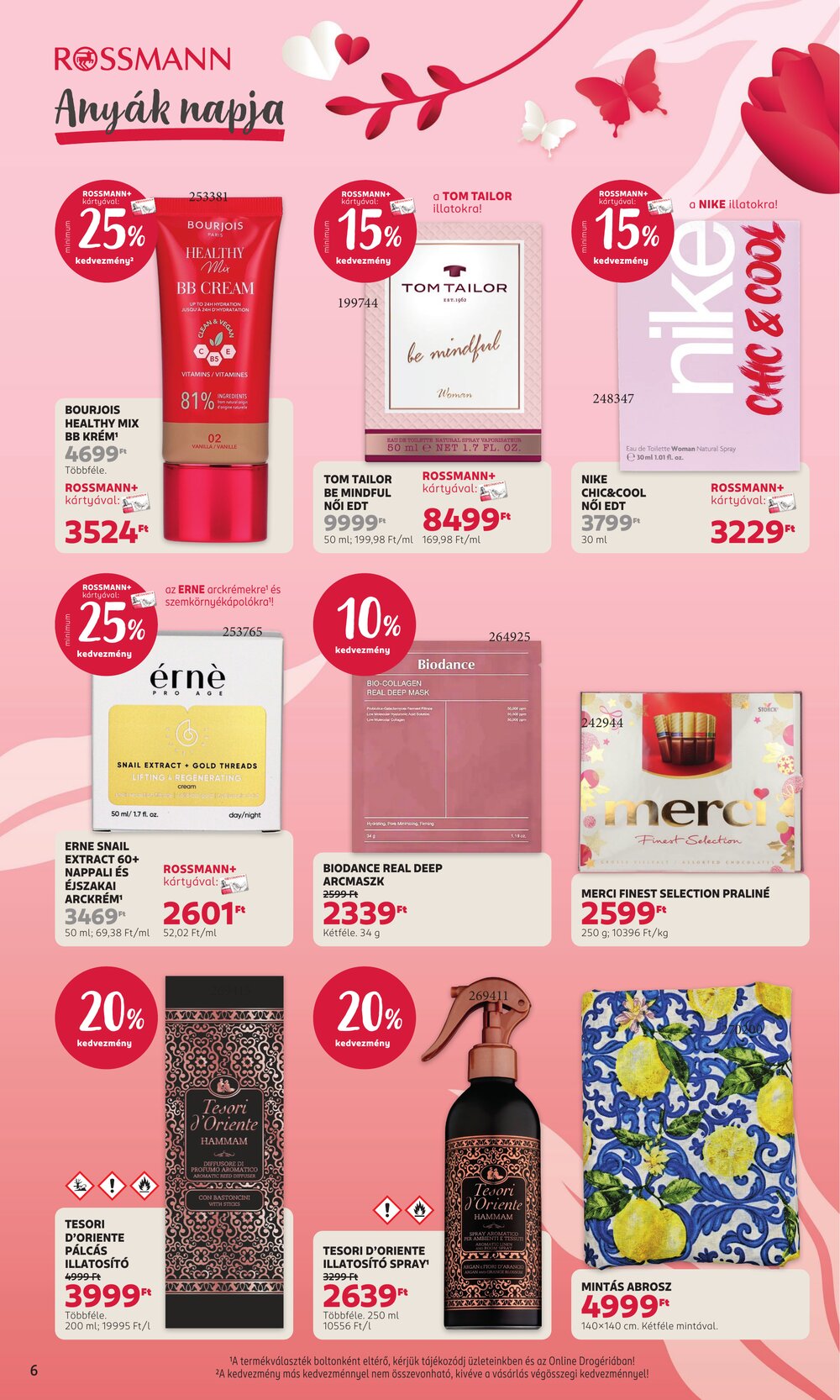 Rossmann akciós újság 2026.04.20-tól - 6. oldal.