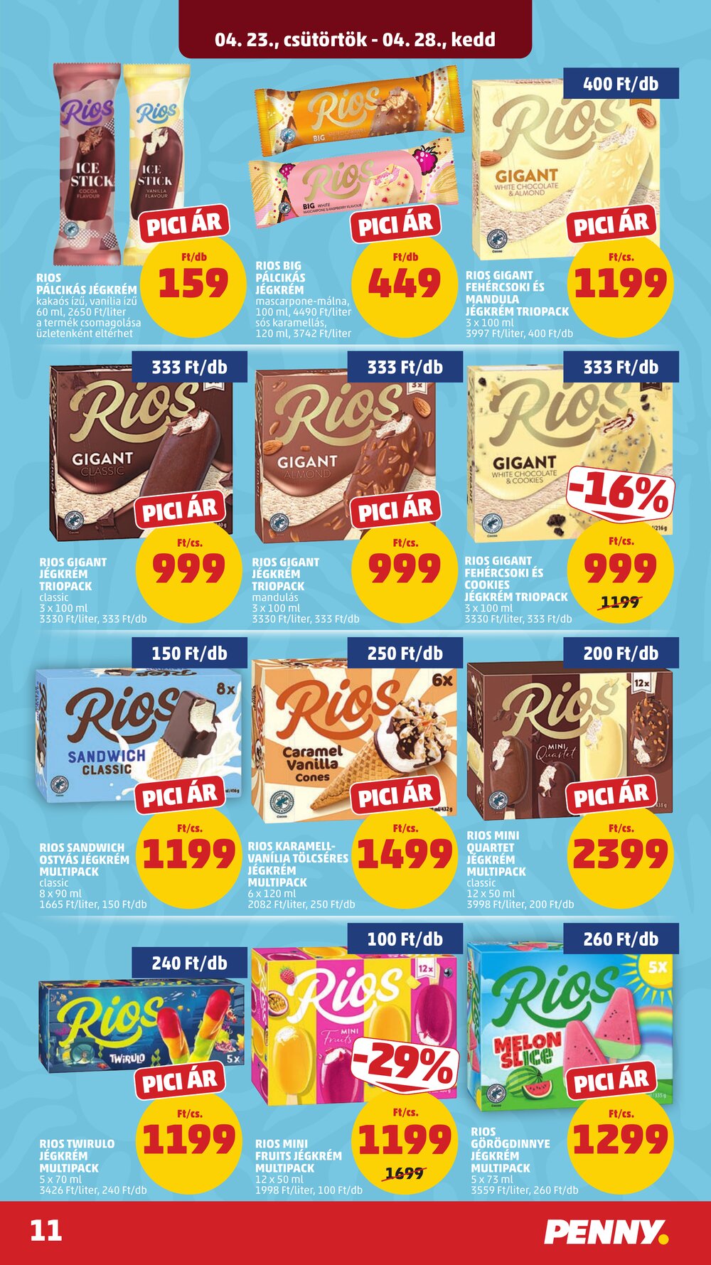 Penny Market akciós újság 2026.04.23-tól - 13. oldal.