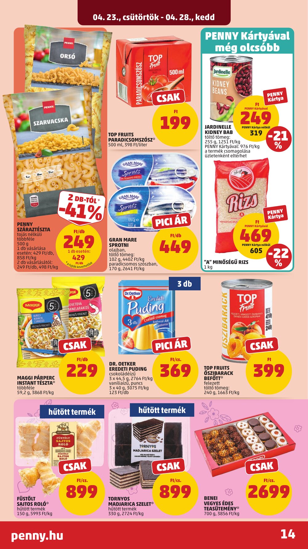 Penny Market akciós újság 2026.04.23-tól - 17. oldal.