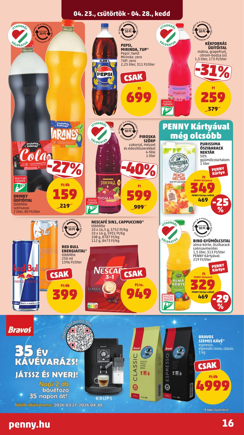 Penny Market akciós újság 2026.04.23-tól - 19. oldal.