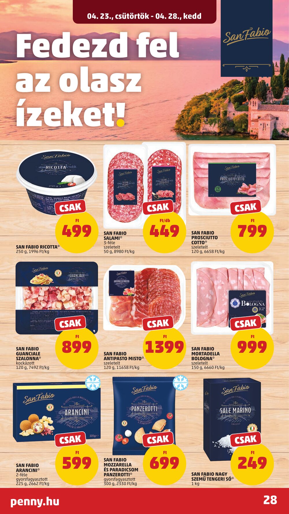 Penny Market akciós újság 2026.04.23-tól - 31. oldal.