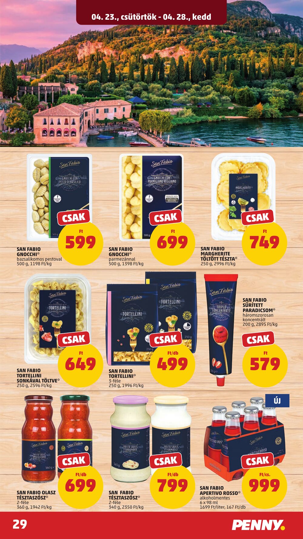 Penny Market akciós újság 2026.04.23-tól - 32. oldal.
