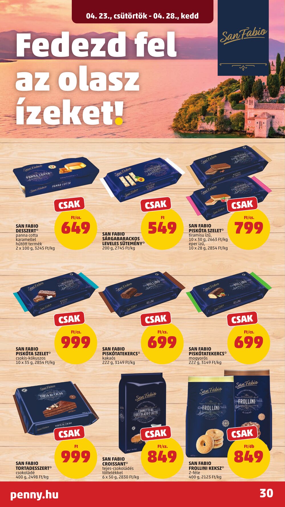 Penny Market akciós újság 2026.04.23-tól - 33. oldal.