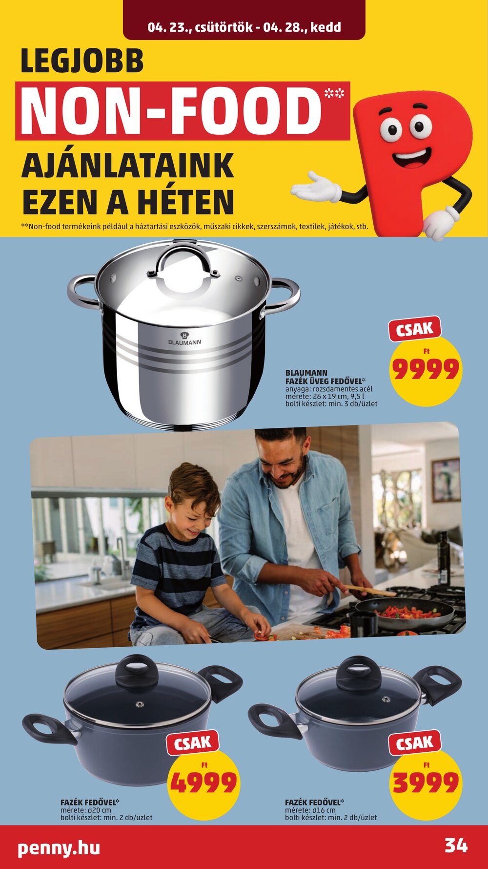 Penny Market akciós újság 2026.04.23-tól - 37. oldal.