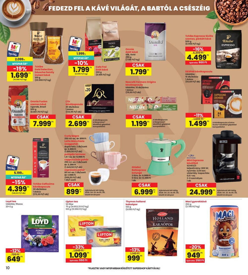 Interspar akciós újság 2026.04.23-tól - 10. oldal.