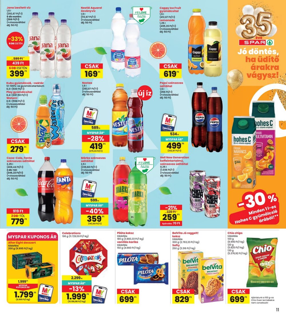 Interspar akciós újság 2026.04.23-tól - 11. oldal.