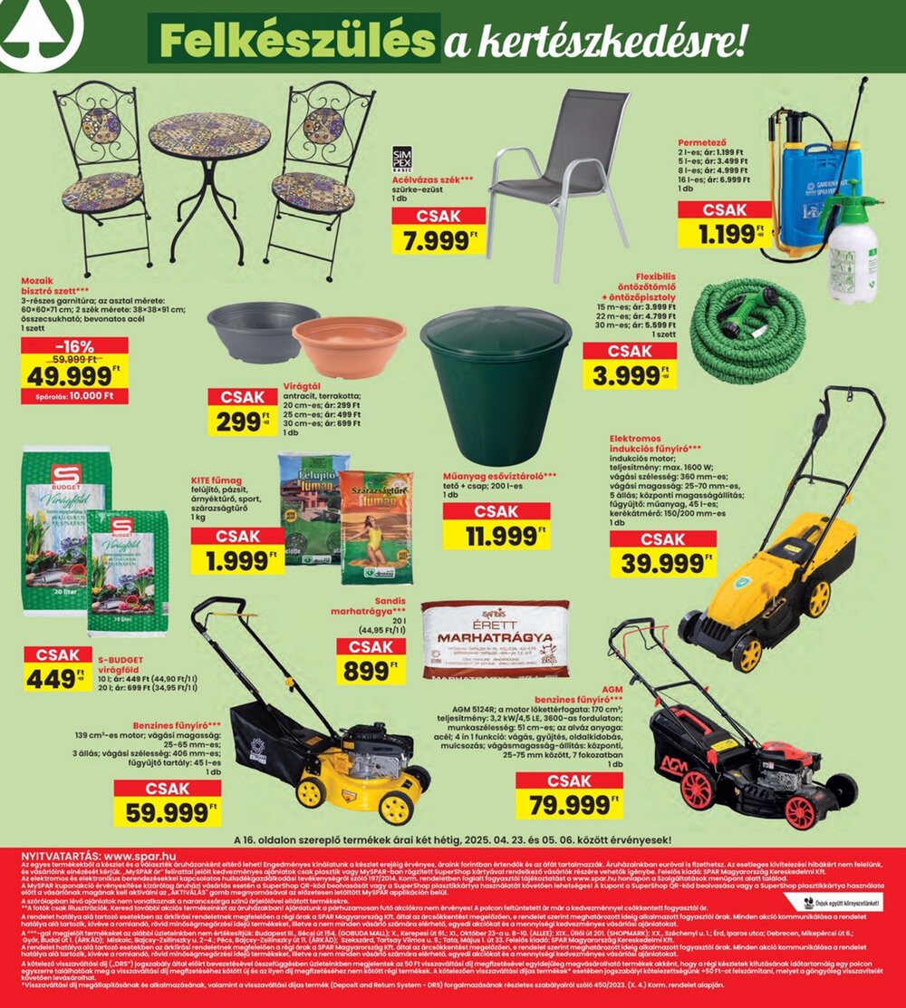 Interspar akciós újság 2026.04.23-tól - 16. oldal.