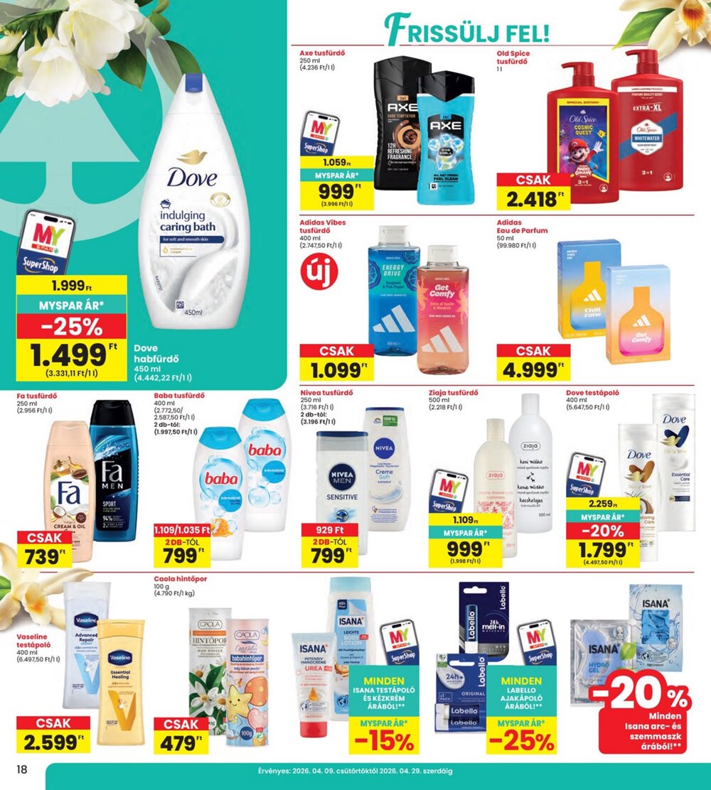 Interspar akciós újság 2026.04.23-tól - 18. oldal.