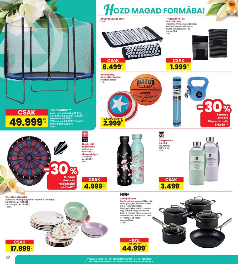 Interspar akciós újság 2026.04.23-tól - 22. oldal.