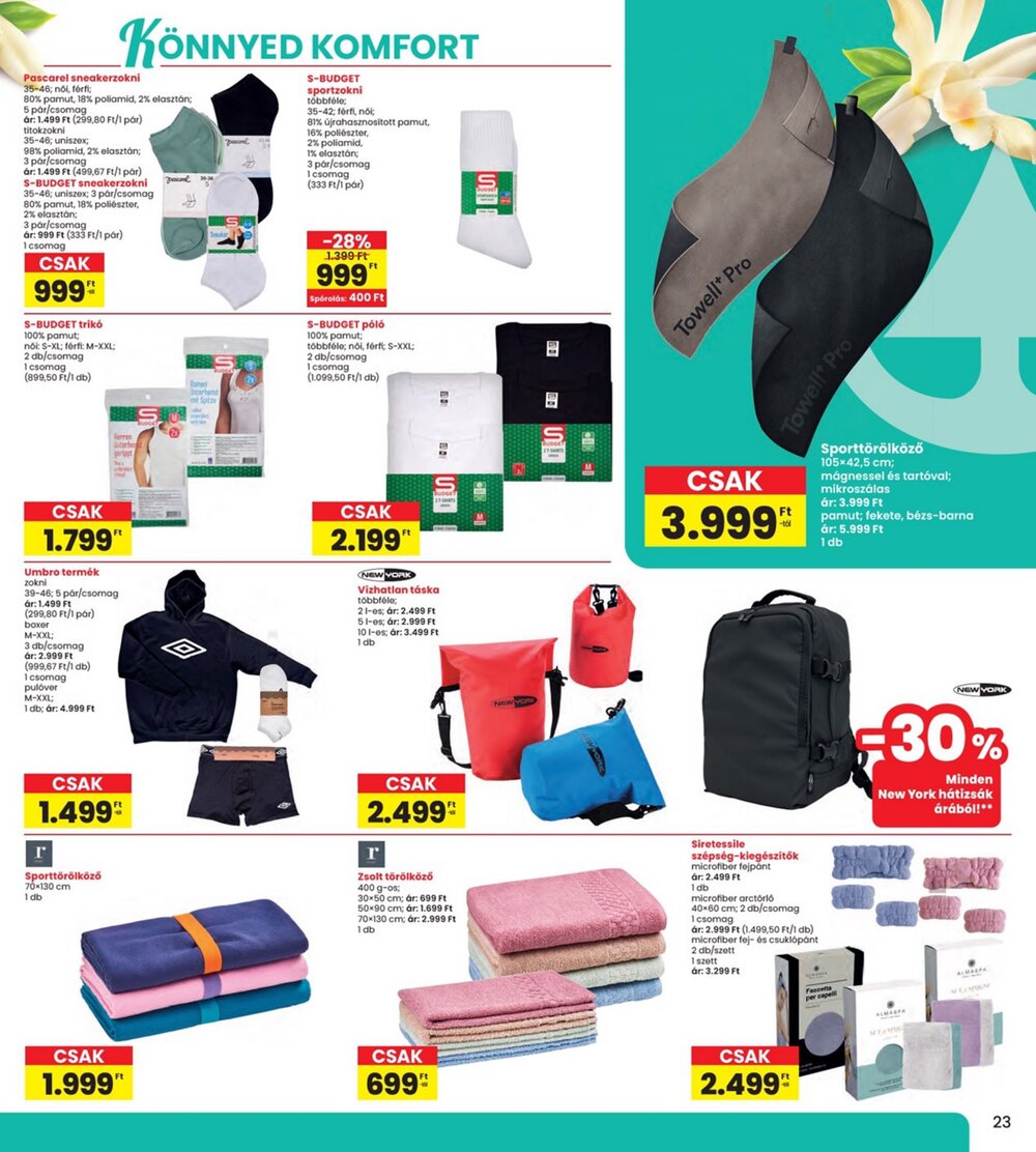 Interspar akciós újság 2026.04.23-tól - 23. oldal.