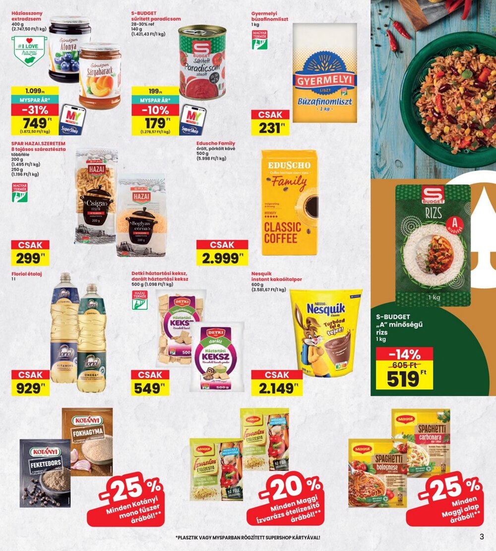 Interspar akciós újság 2026.04.23-tól - 3. oldal.