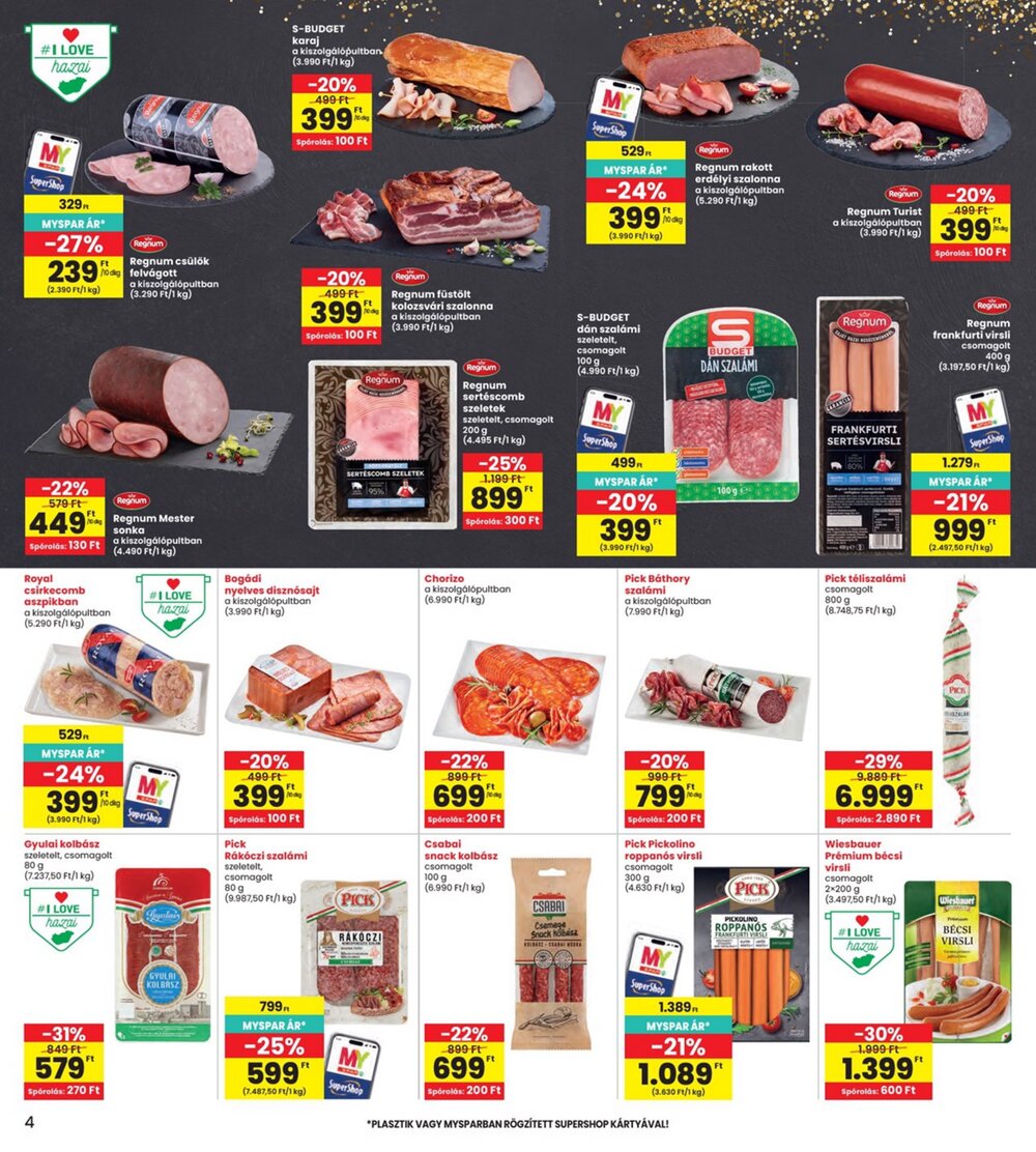 Interspar akciós újság 2026.04.23-tól - 4. oldal.