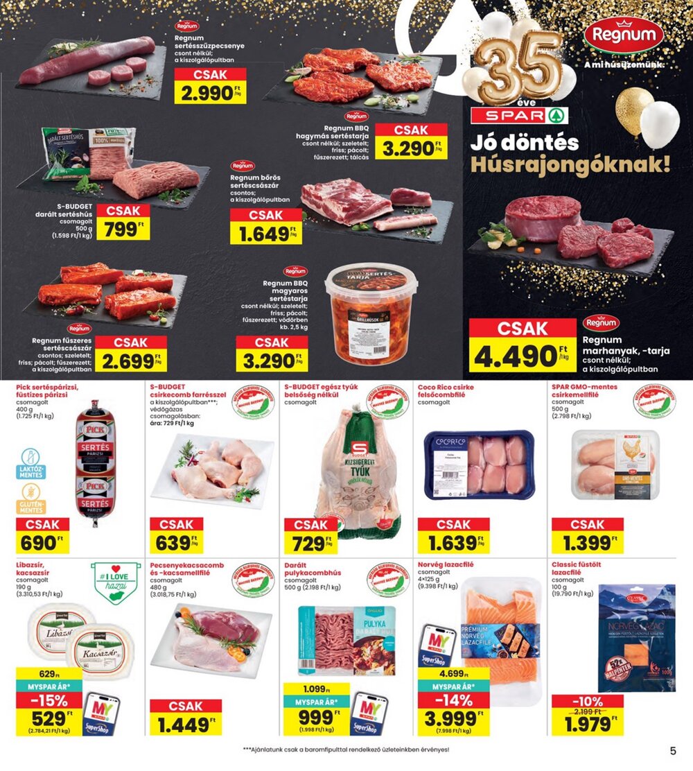 Interspar akciós újság 2026.04.23-tól - 5. oldal.