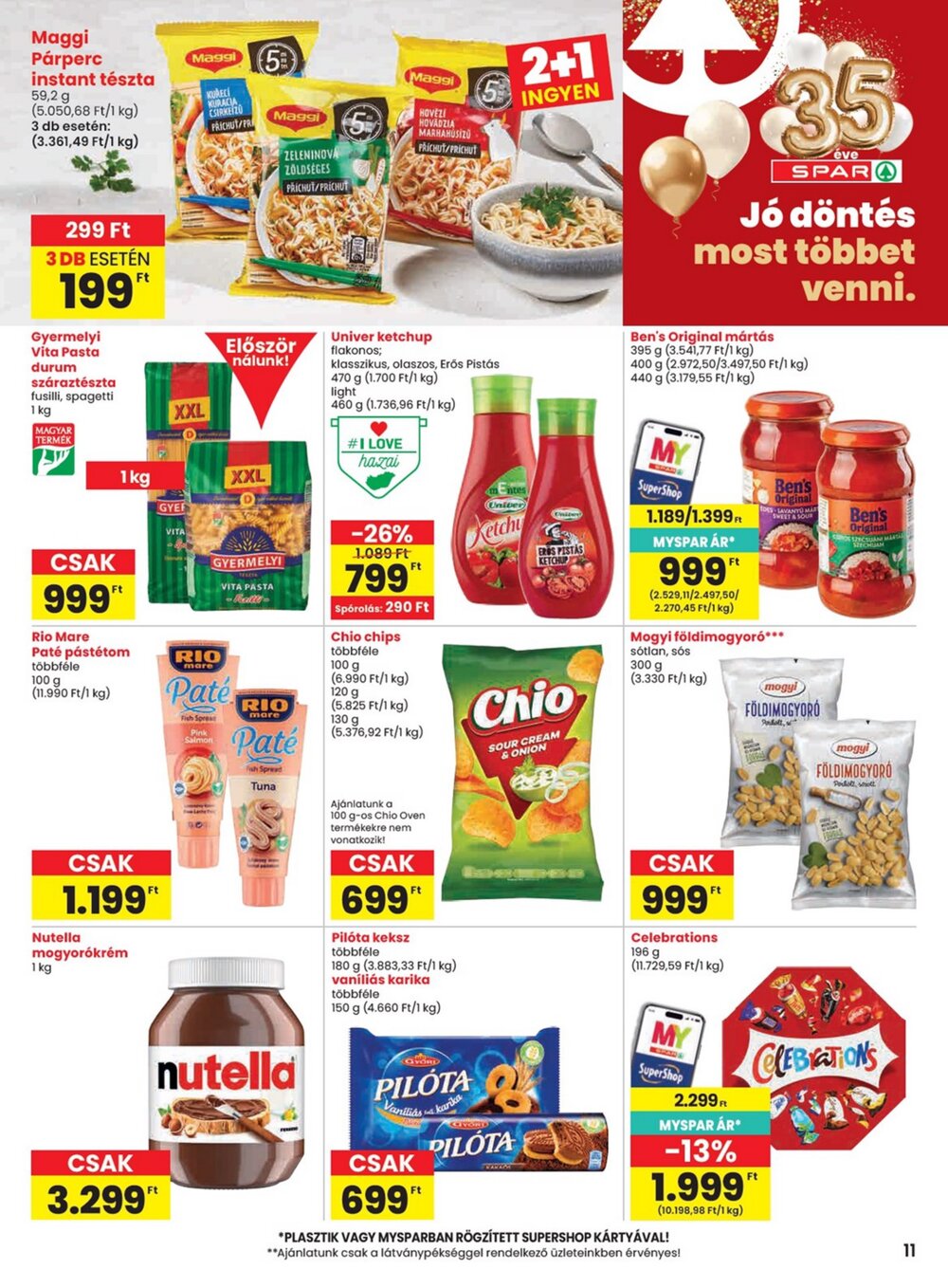 Spar akciós újság 2026.04.23-tól - 11. oldal.