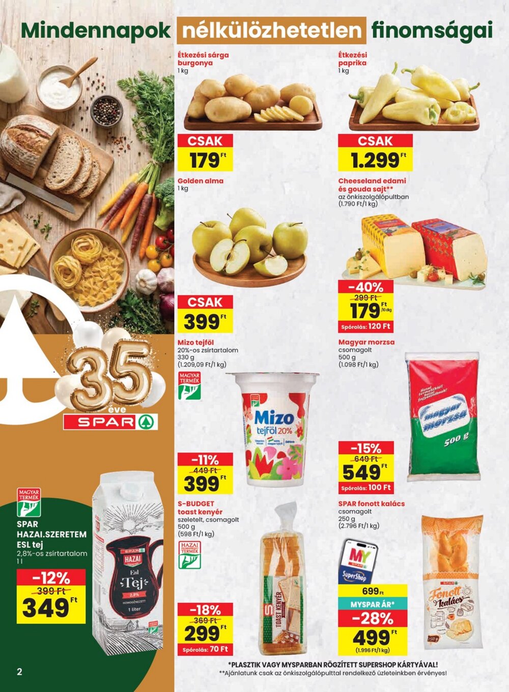 Spar akciós újság 2026.04.23-tól - 2. oldal.