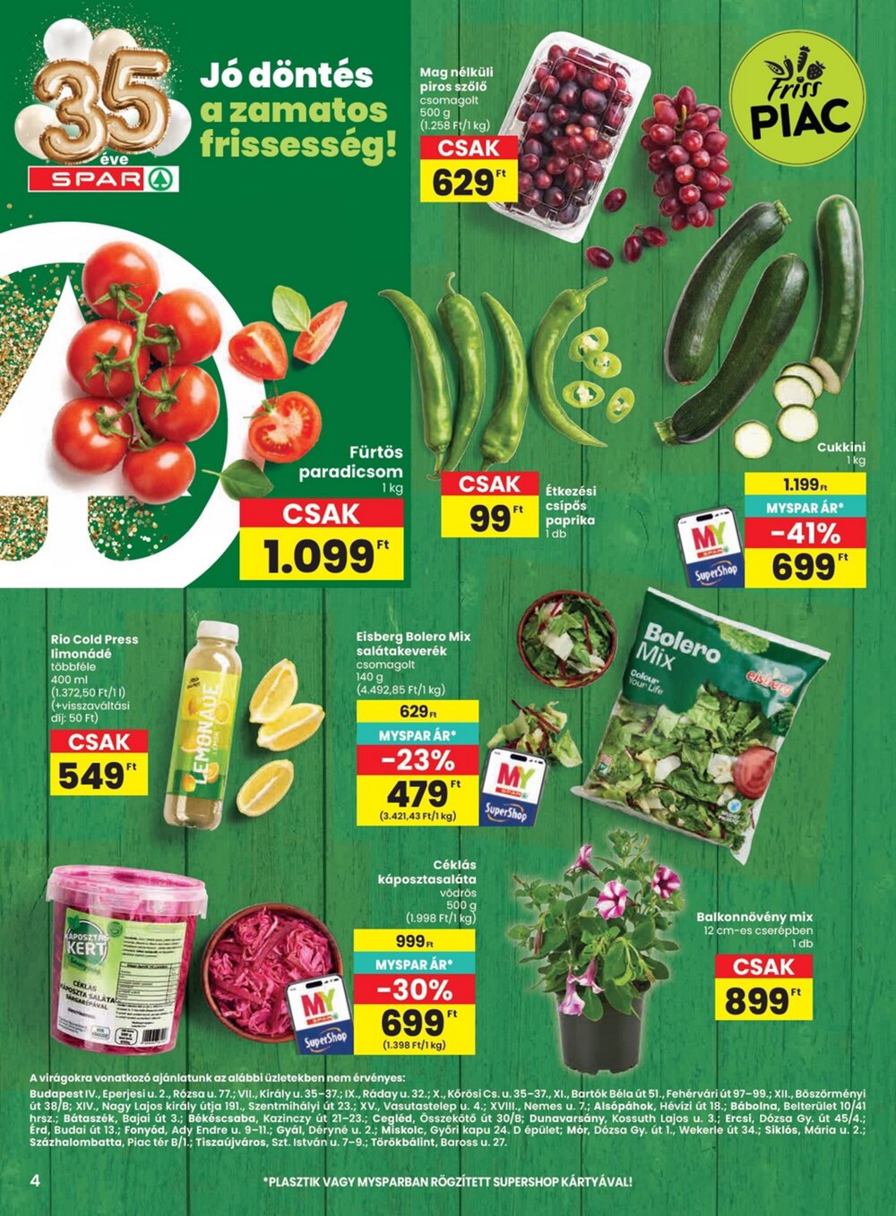 Spar akciós újság 2026.04.23-tól - 4. oldal.