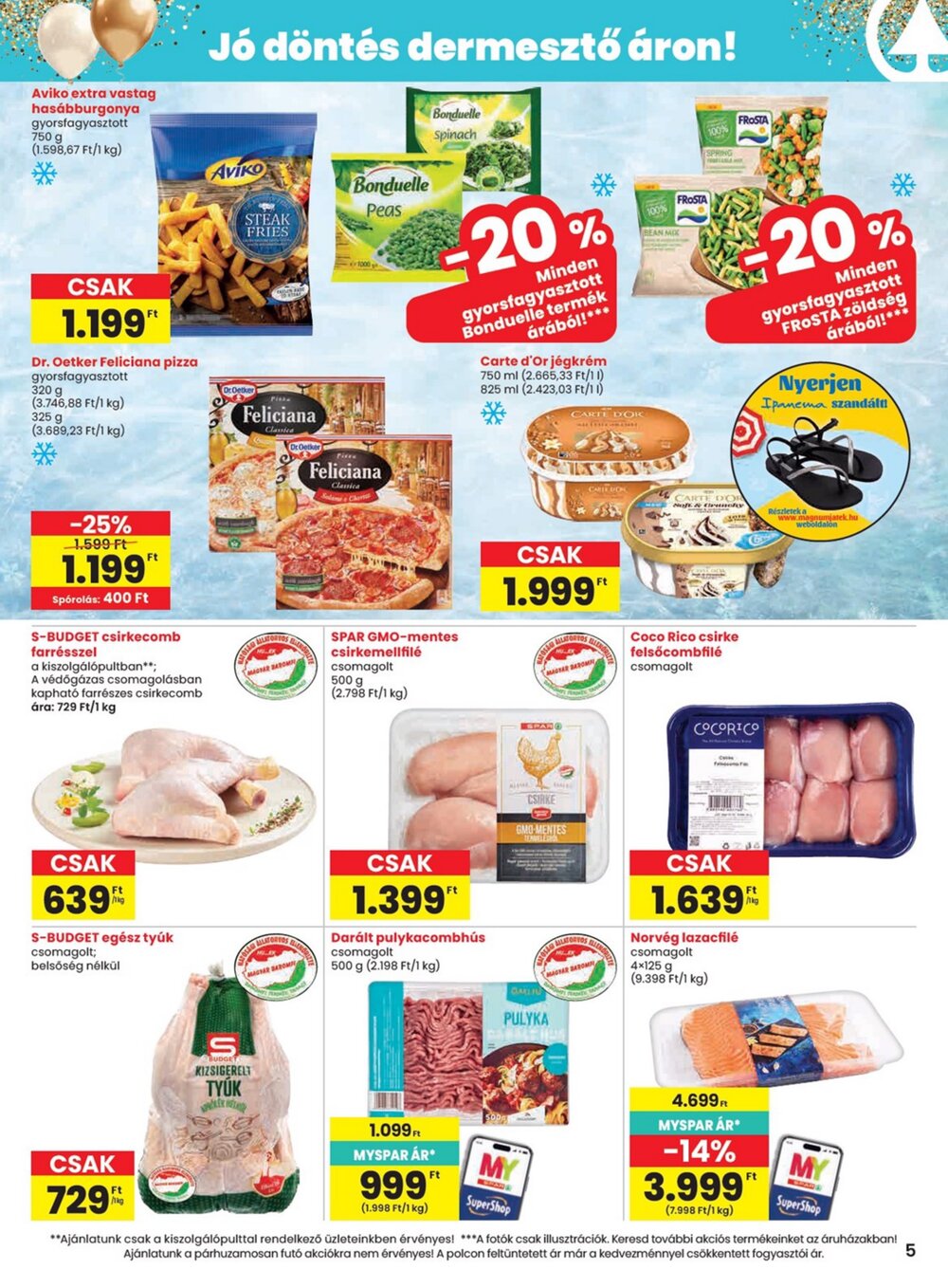 Spar akciós újság 2026.04.23-tól - 5. oldal.