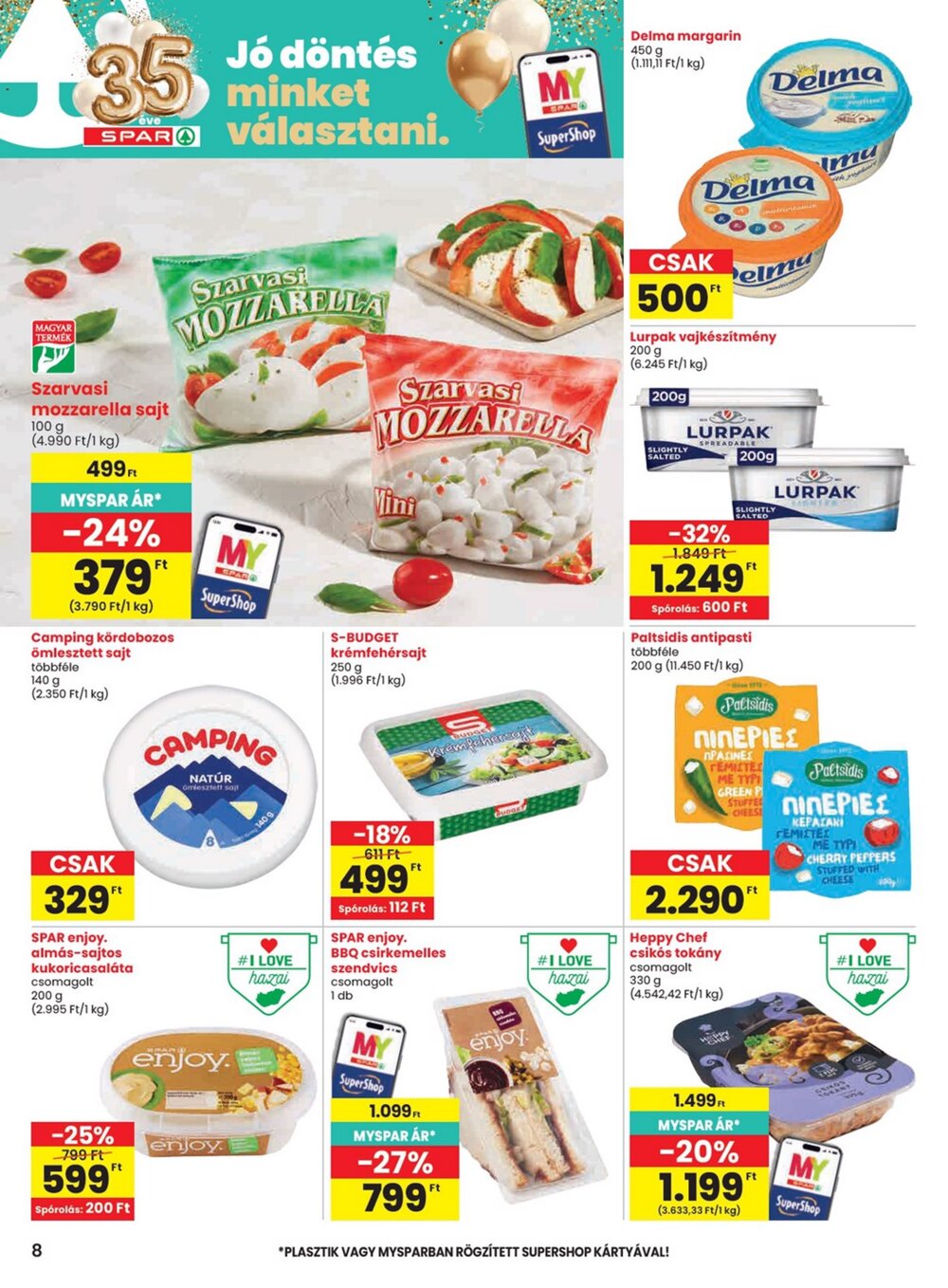 Spar akciós újság 2026.04.23-tól - 8. oldal.