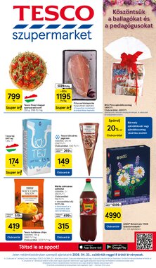 Tesco akciós újság 2026.04.23-tól