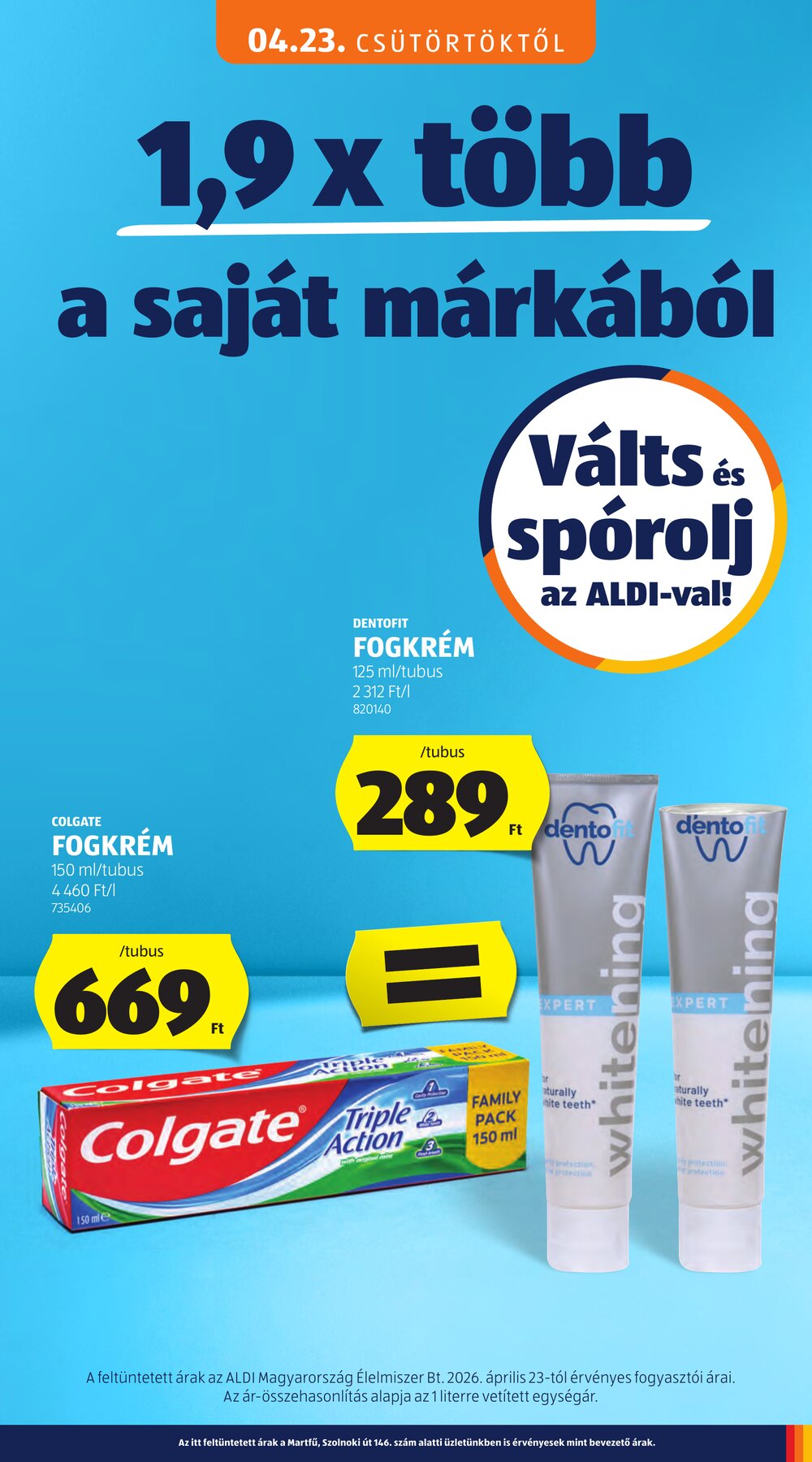 Aldi akciós újság 2026.04.23-tól - 21. oldal.