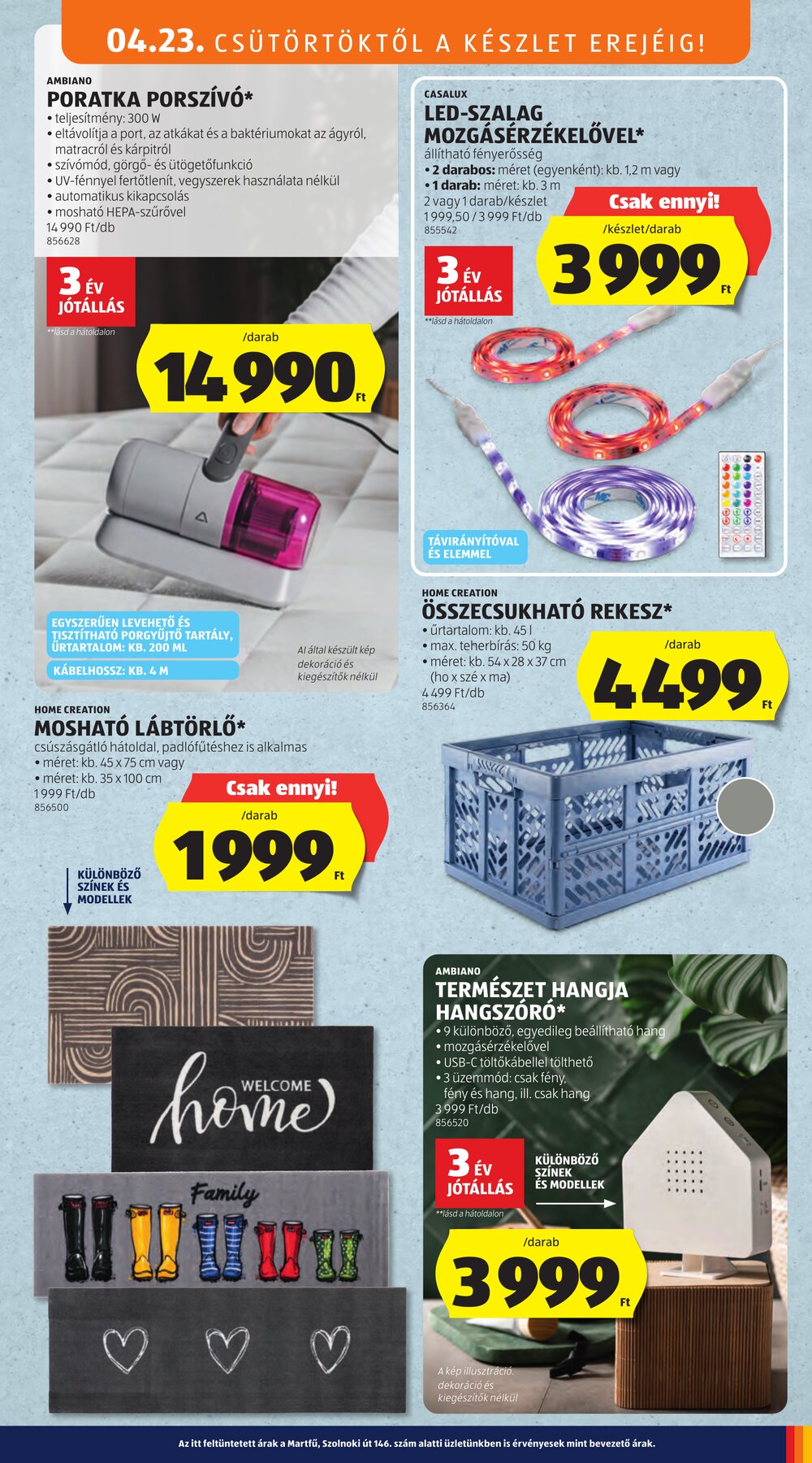 Aldi akciós újság 2026.04.23-tól - 23. oldal.