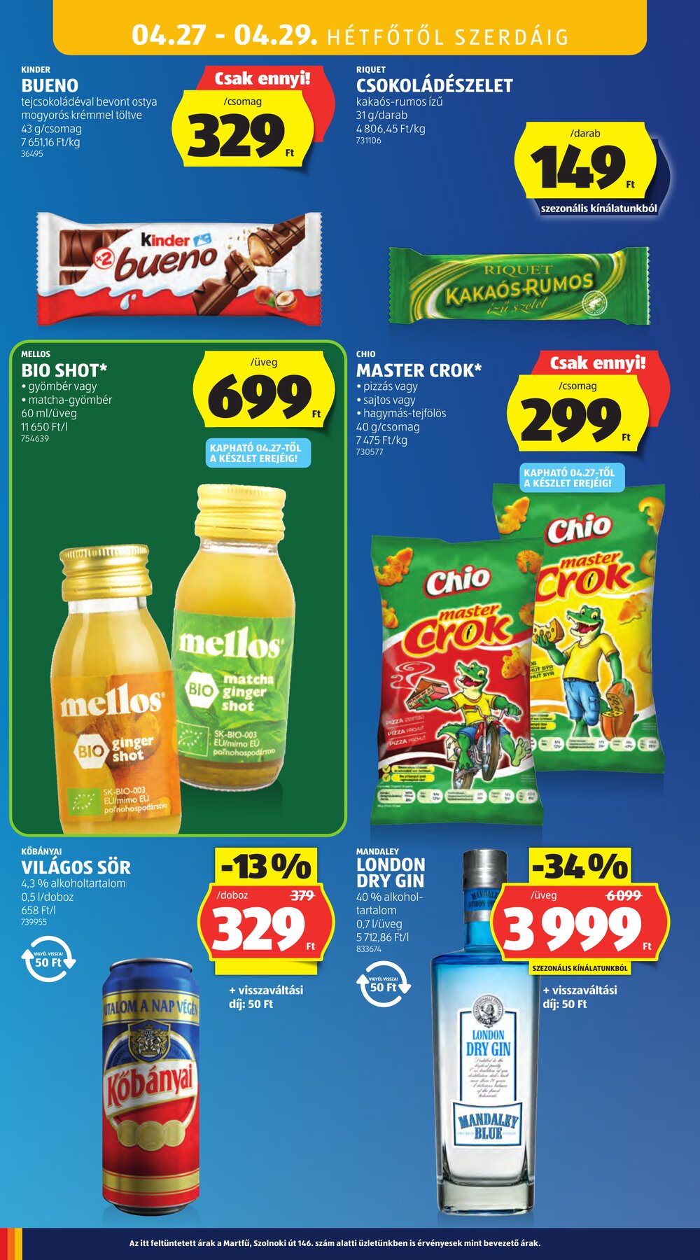 Aldi akciós újság 2026.04.23-tól - 40. oldal.