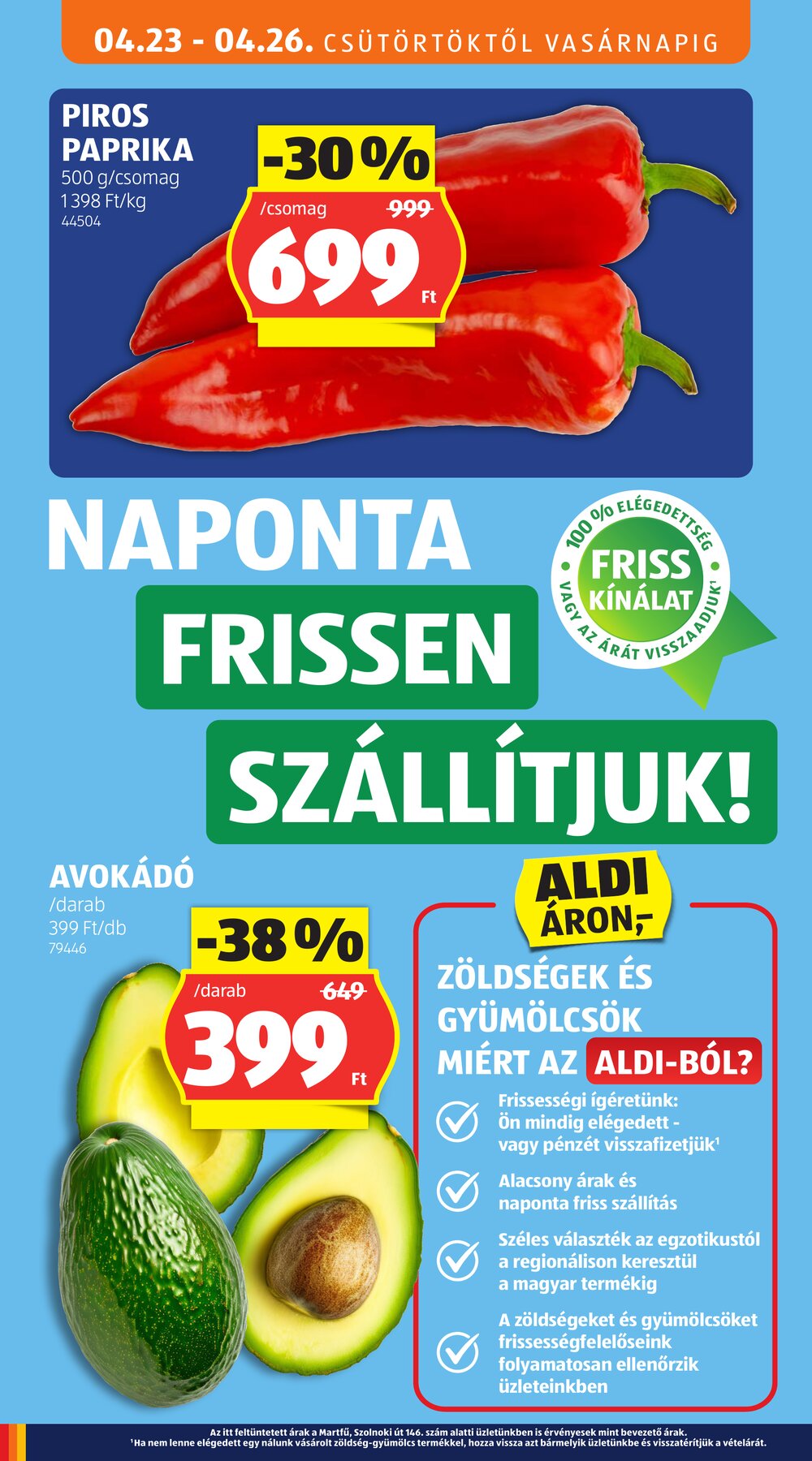 Aldi akciós újság 2026.04.23-tól - 8. oldal.