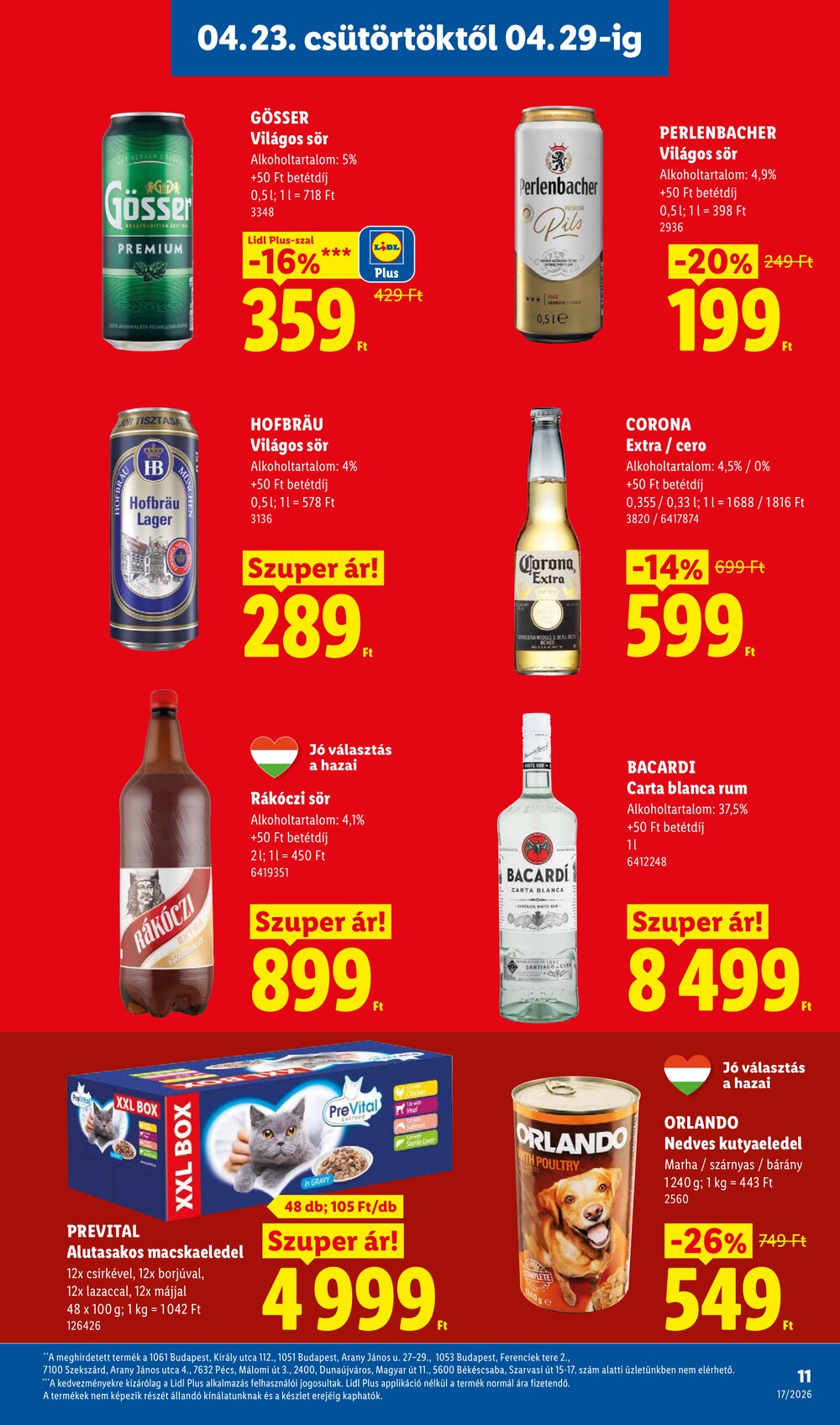 Lidl akciós újság 2026.04.23-tól - 11. oldal.
