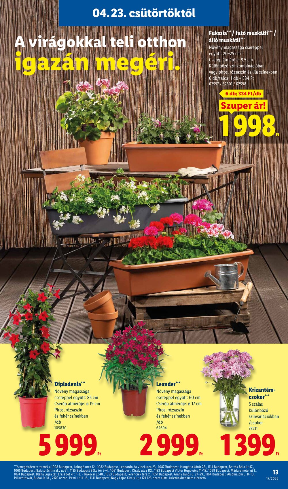 Lidl akciós újság 2026.04.23-tól - 13. oldal.